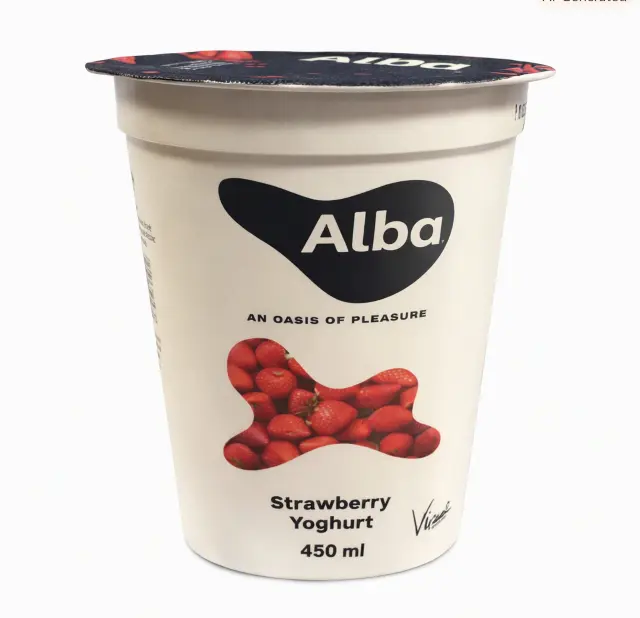 Alba Strawberry Yoghurt 450Ml